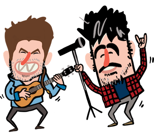 Caricatura de Estopa